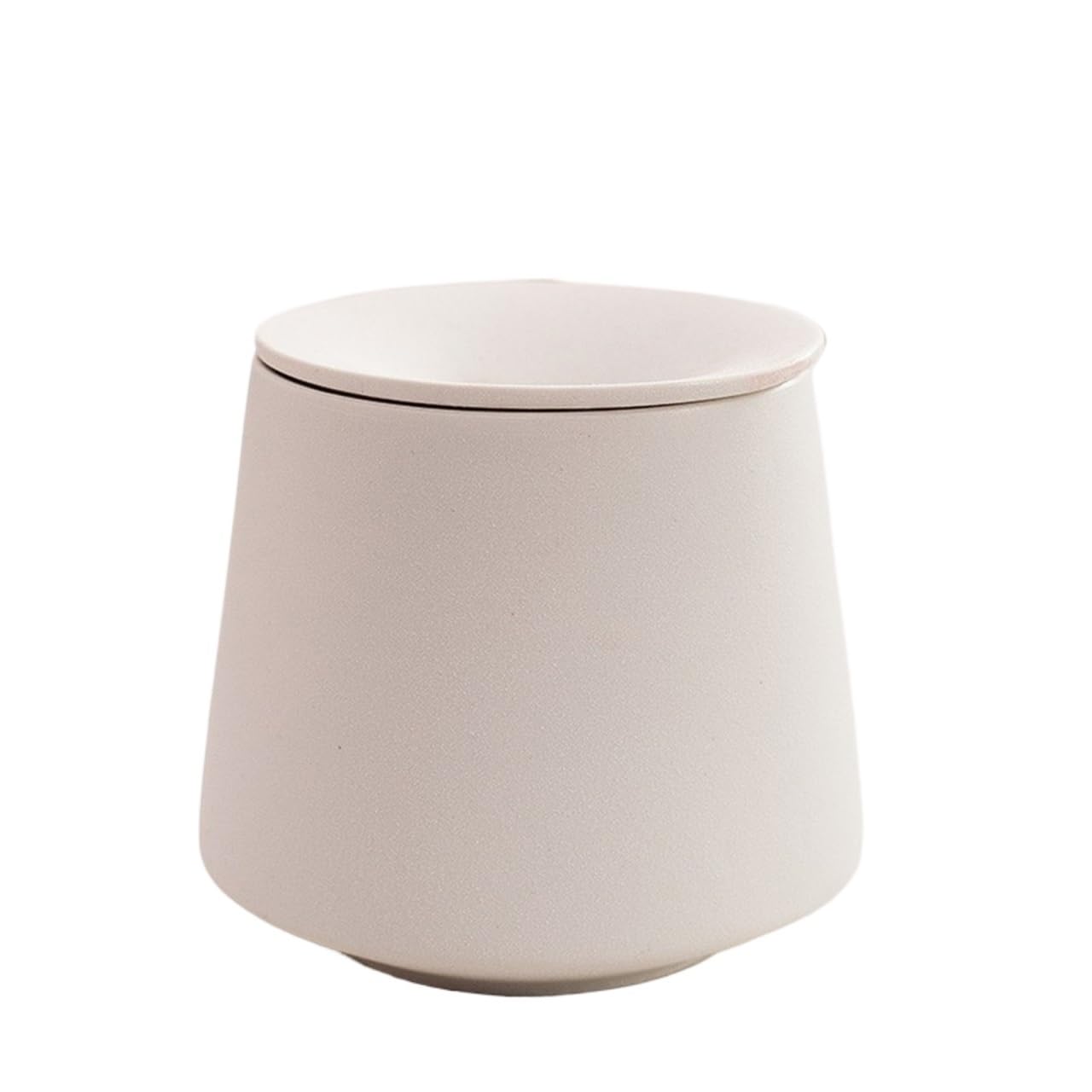 Practical ashtray Pure White Minimalist Ashtray for Home Use Solid Color Windproof Suitable for Chinese Office