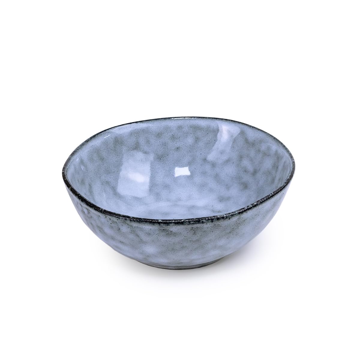 Cuisine Art Premium Alura Stoneware Bowl - 17cm, Blue Elegant Dining Bowl Microwave & Dishwasher Safe (Set of 1)