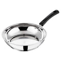 Vinod Stainless steel Frypan -20 cm without Lid (Induction Friendly)