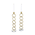 Elk Home Avignon Candle Holders (Set of 2), Gold