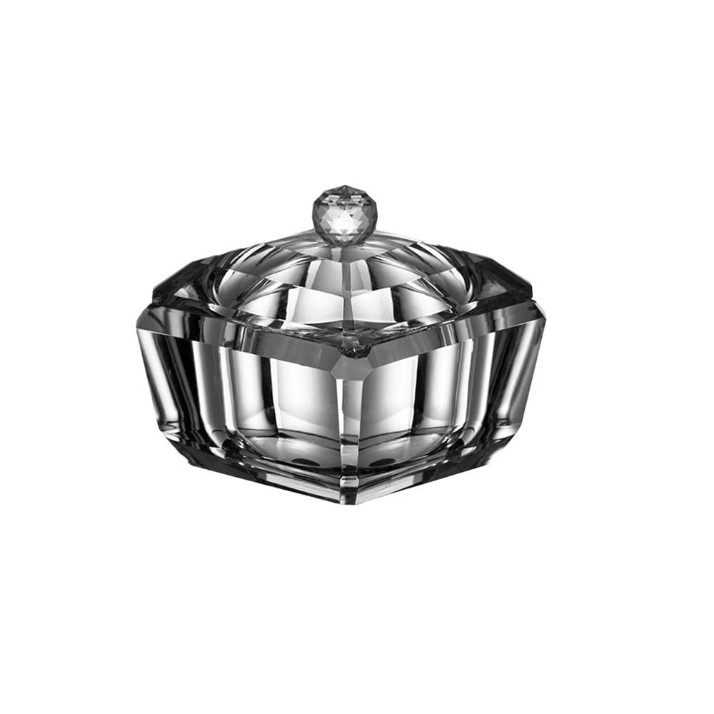 Practical ashtray Square Ashtray Crystal Glass Indoor Outdoor Tabletop Ash Tray with Lid for Patio Home Office etc
