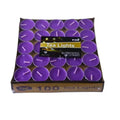 Long-lasting Unscented Tea Lights Candles Set Of 100pcs For Events And Home Decoration- Purple