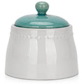 Fissman Ceramic Sugar Bowl Azure Series, Microwave&Dishwasher Safe, Sweetener Dispenser For Tea and Coffee, Durable, Storage Tank For Salt, Pepper And Spices, Seasoning Pot For Kitchen 450ml