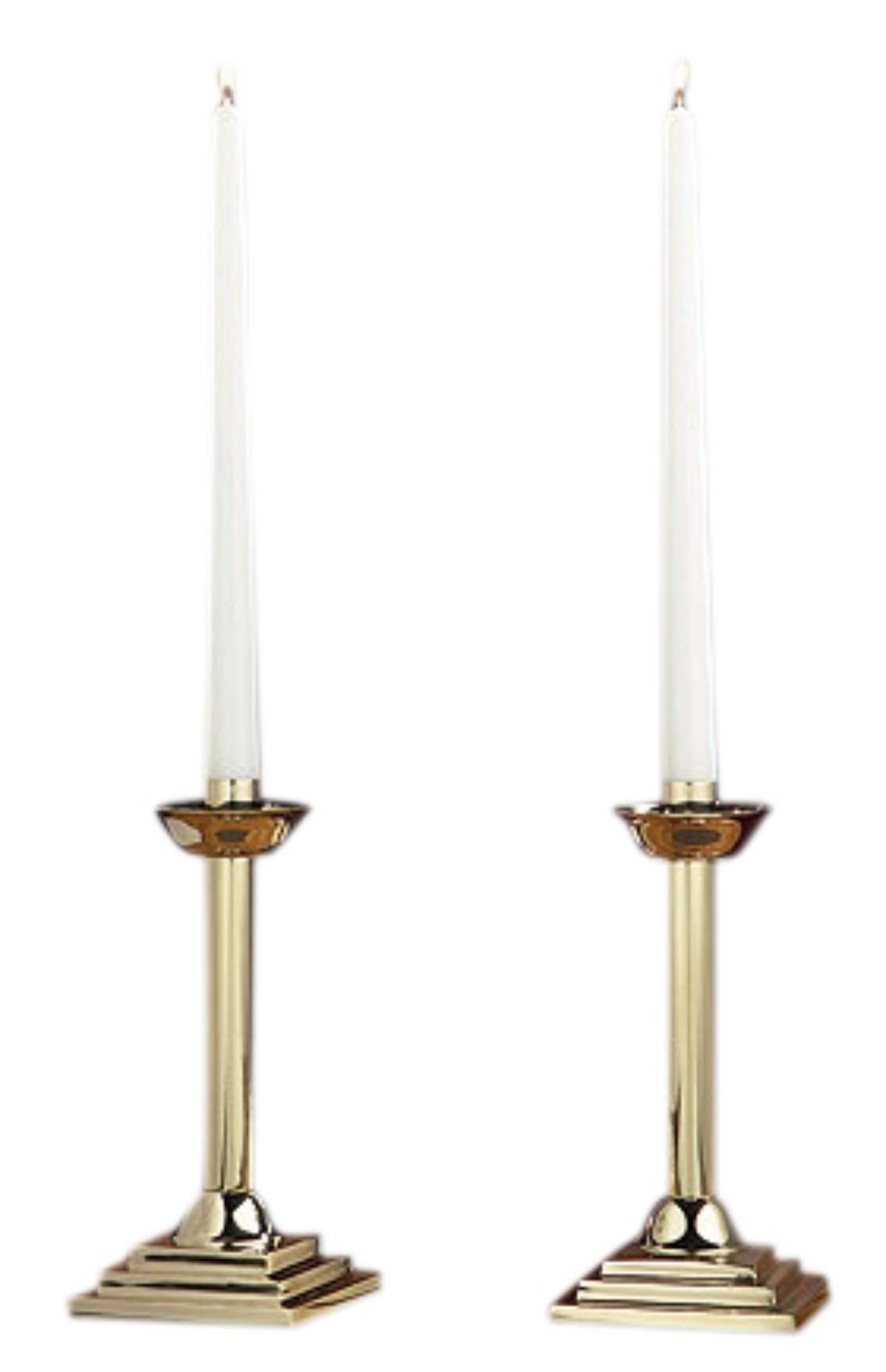Christian Brands Set Of 2 Altar Candle Holders