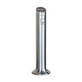 Standing Ashtray Outdoor Vertical Stainless Steel Ash Pillar, Hotel Lobby Smoking Area Cigarette Cylinder Patio