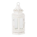 Gifts & Decor Victorian Lantern Candle Holder, Small, White
