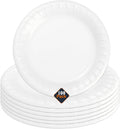 Vsell24™ 100pack 7 Inch Disposable Round Foam Plates for Tableware Birthday Parties Office Home Events Camping