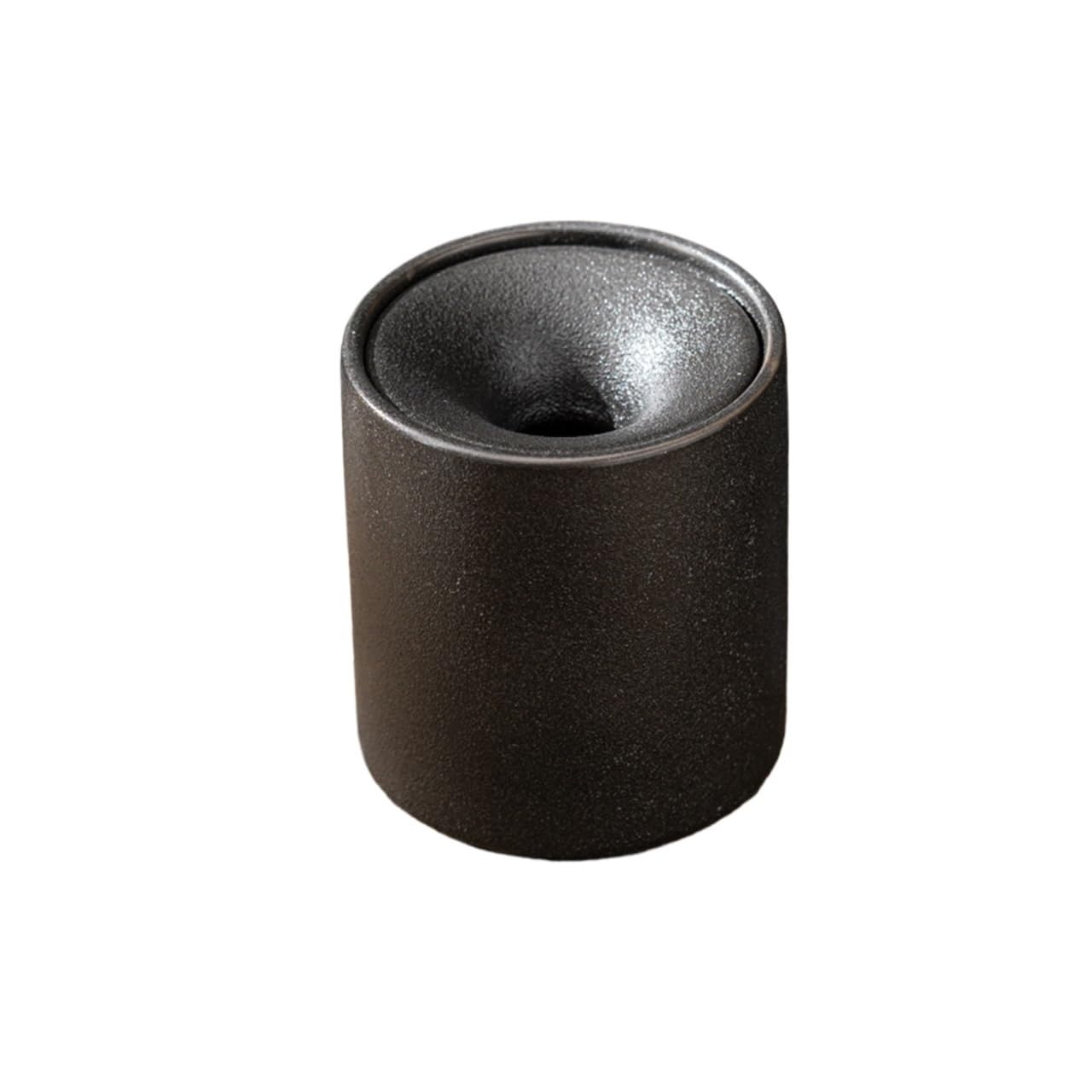 Practical ashtray Tall Solid Color Covered Windproof Chinese Style Office Funnel-shaped Ashtray