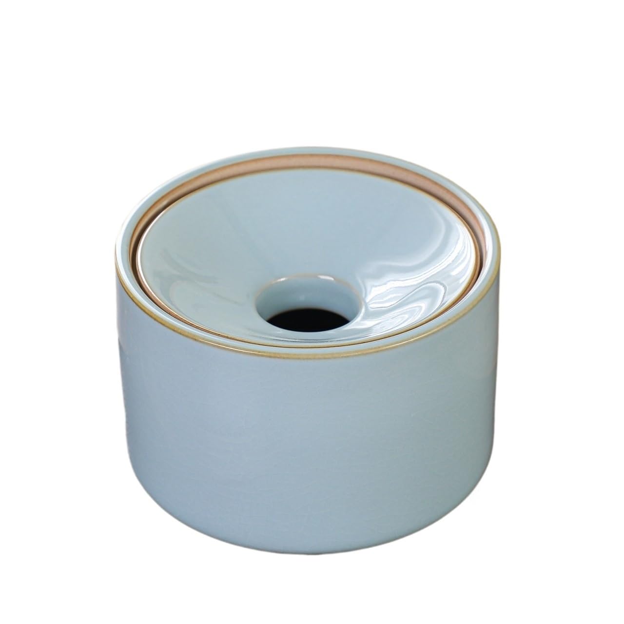 Practical ashtray Ceramic Ashtray for Home Living Room and Office Use with Lid Solid Color