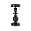 candle holders European Glass Candle Holders Light Luxury High-end Fashion Ornaments Miserable Decoration Candlestick dining table centrepiece(D)