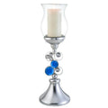 ORE International K-4259-C3 Just Dazzle Candleholder Without Candle, 20.5-Inch Height, Silver