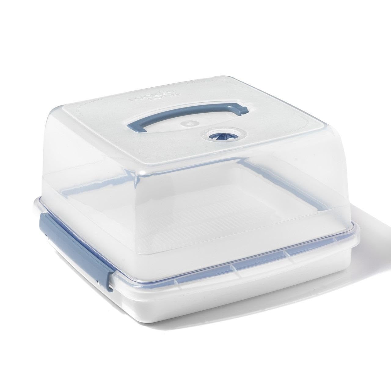 LocknLock HLS102 Square Cake box-Clear/Blue