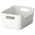 Ikea Convenient Kitchen Open Storage Box, White, 9.5 X 6 3/4 X 4 1/8 Inches, No