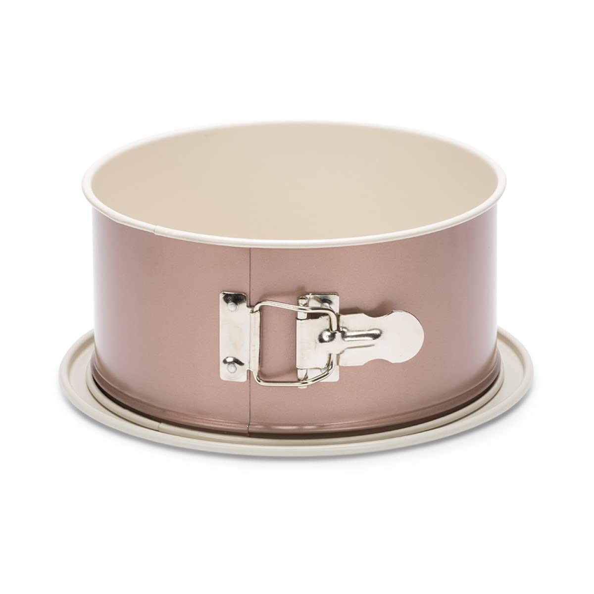 Patisse Ceramic Series Deep Round Springform Pan with double non-stick ceramic coating, 7-1/8" and 3-1/4", White/Copper