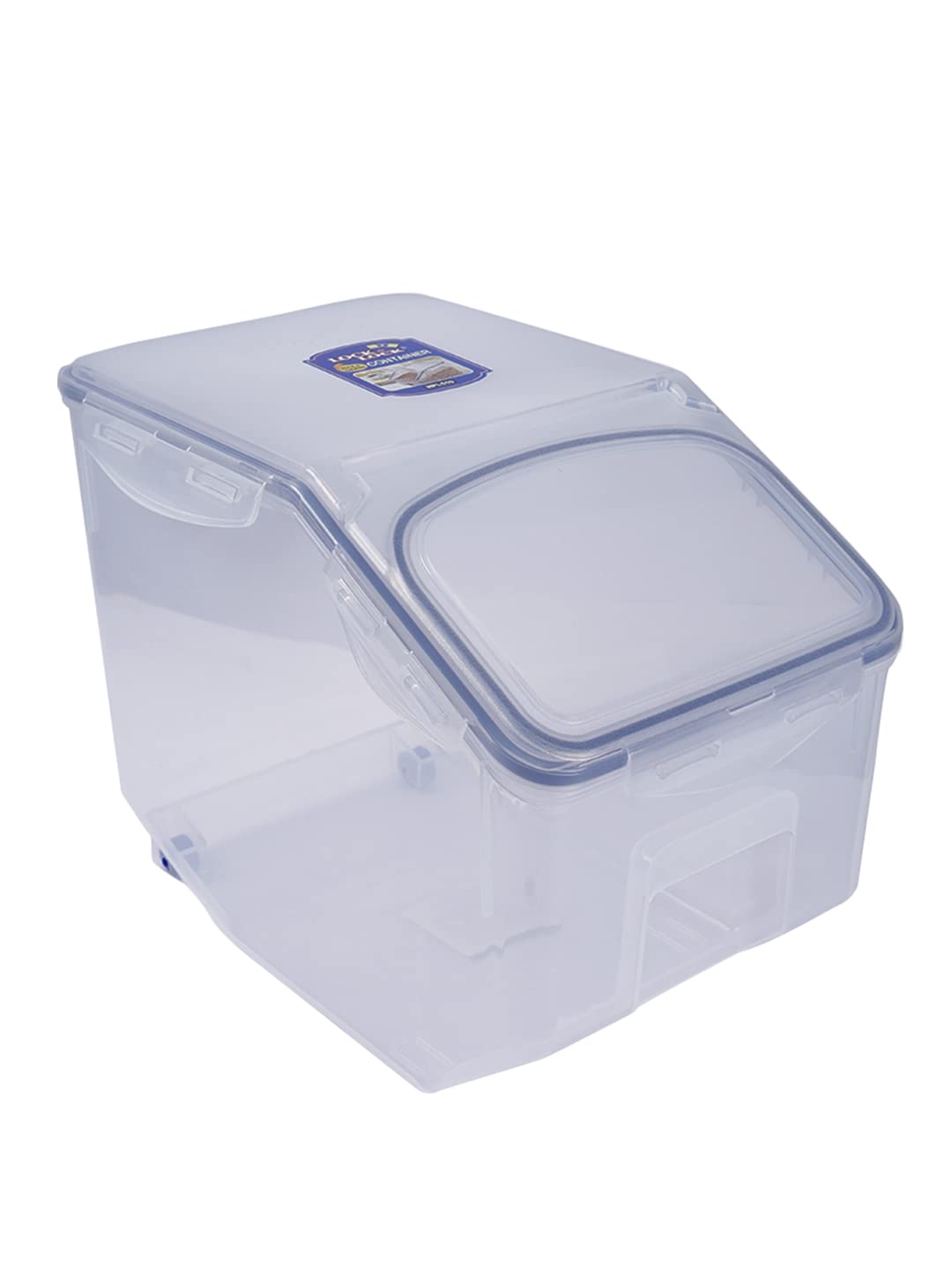 LocknLock Easy Essentials Food Lids (Flip-Top) / Pantry Storage, BPA Free, Top-50.7 Cup-for Rice, Clear