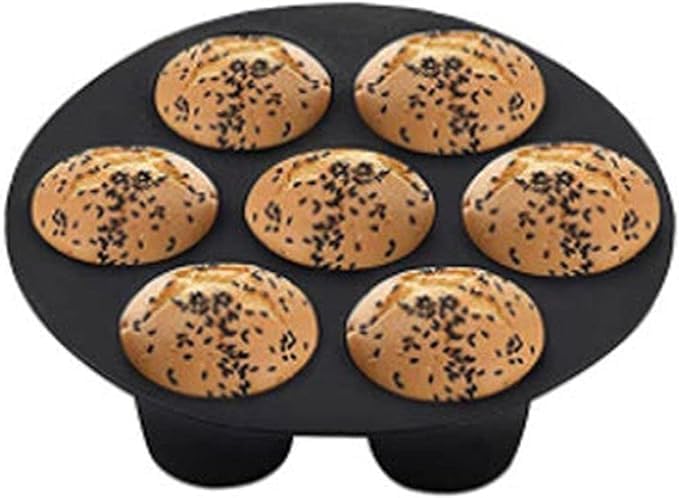 7 Cup Air Fryer Silicone Cupcake Mold,Muffin Pan Cupcake Cups,for Cupcakes Baking,Muffin Cake Cups,Non-Stick Muffin Cupcake Tin Tray Baking Mould for Air Fryer Accessories for 3.2-5.8L AirFryers