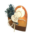 Decorative Candle Holder Heart-Shaped Wooden Candle Holder with Love, Personalised, Wedding Accessories, Engraved Name, Anniversary, Holiday Decoration, Gift Candlestick/Candle Holder (Colour:
