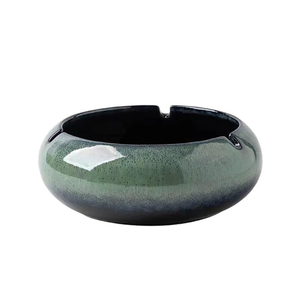 Practical ashtray Colorful Ashtray Ceramic Gradient for Home Living Room Bedroom Desktop Office(????)