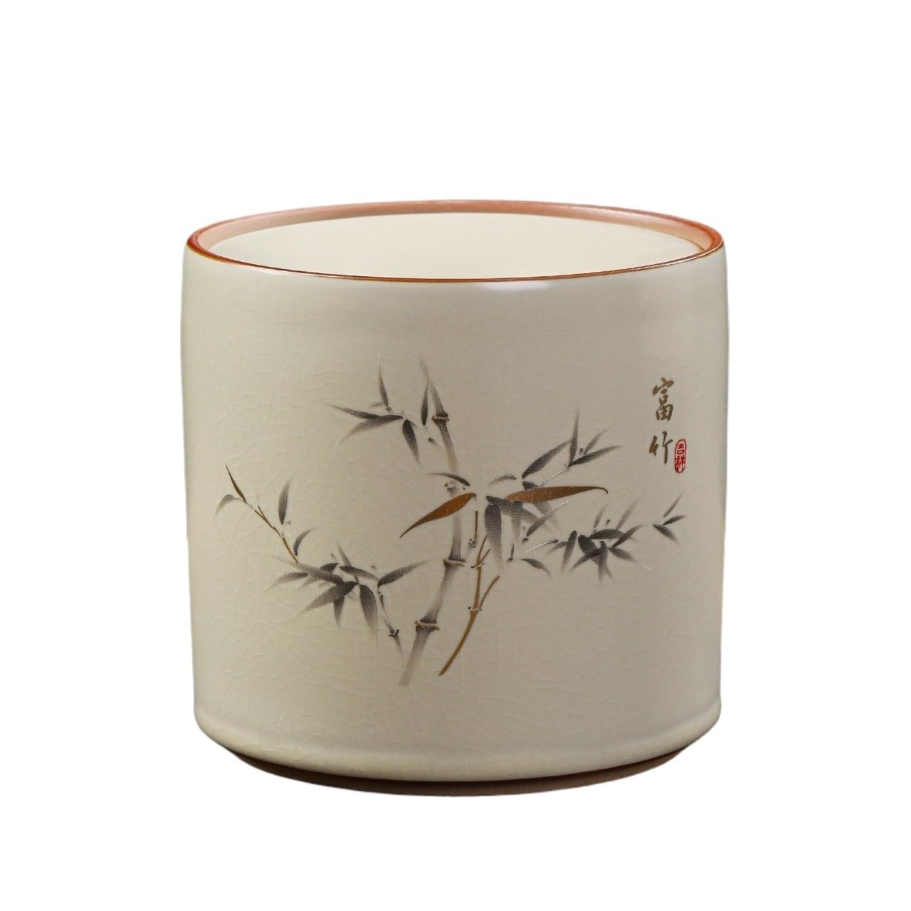 Practical ashtray Patterned Ceramic Ashtray Dustproof Tea Dregs Container Suitable for Home and Office Use with Lid(?????)