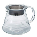Hario V60 Range Server 360ml, Heatproof Glass, Pour Over Coffee Server - Clear