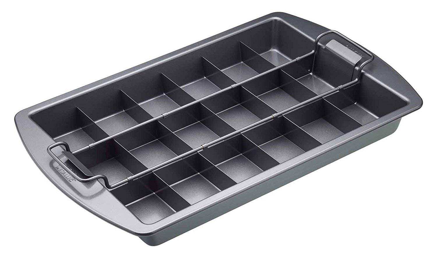 Chicago Metallic Ns Three Piece Brownie Pan Set - 23X33X4cm, Sleeved