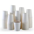 Luxki Paper Cups, 150 Pack 8 Oz White Disposable Coffee and Water Cups