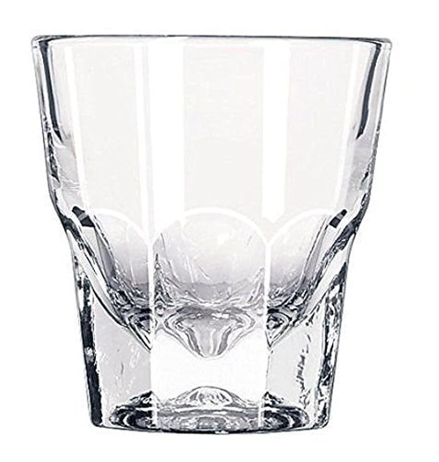 Rococo Designs Set of Two Libbey Duratuff Cortado Glasses/Gibraltar Rocks Glass 130ml Paper Coasters Included