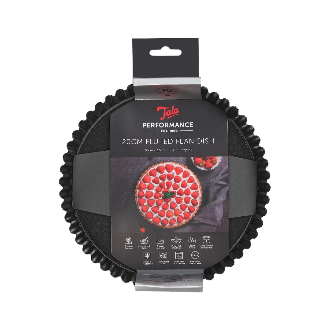 Tala Performance Eclipse Non-Stick 20cm dia x 3.5cm Tart tin