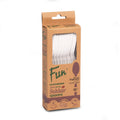 Fun Sukkar disposable Spoon - Ideal for Eating Salad, Dessert, Appetizer, Fruit Salad, Chinese Food & more| Handwash-Safe| Dinner Spoon, Table Spoon Ideal for Family, Hotels, (Pack of 18)