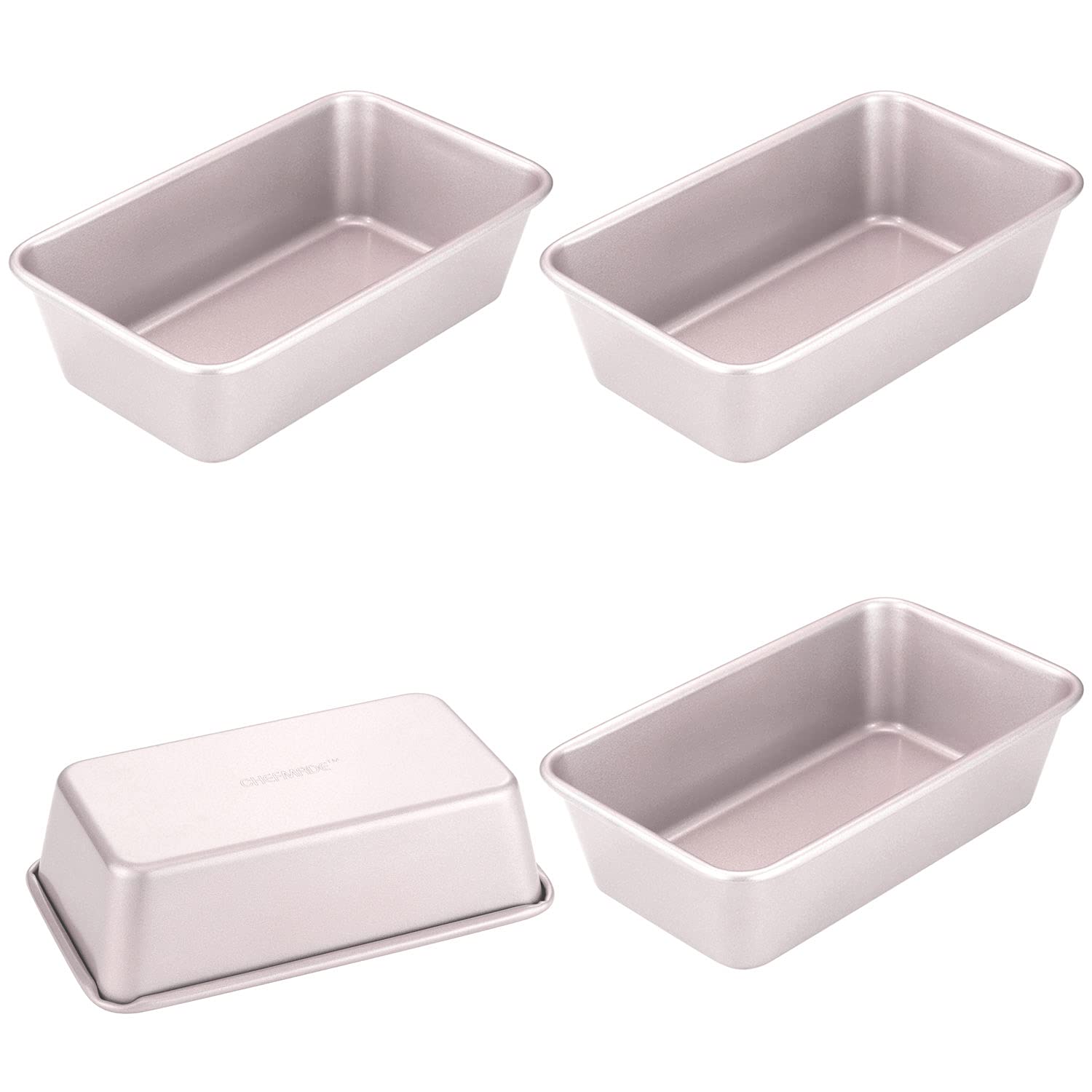 CHEFMADE Wk9023-4 Non-Stick Mini Loaf Pan (4 Pieces)