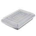 Farberware Nonstick Bakeware Baking Pan With Lid/Nonstick Cake Pan With Lid, Rectangle - 9 Inch x 13 Inch, Gray