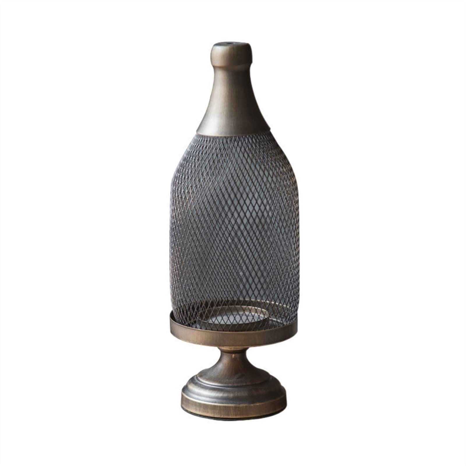 Candlestick Candlestick Decorative Iron Creative Decorative Accessories Dinner Decoration Candle Holder Vintage Candle Holder (Except Candles) Candle Holders (Color : A)