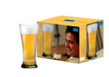 Ocean Pilsner Beer Glasses, Set of 6, Clear, 400 Ml, B0091406, Pub Glass, Snifter Glass, Pint Glass, Beer Tumbler, Beer Goblet, Beer Glass