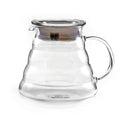 Hiware 20oz/600ml Server for Hario Dripper, Standard Glass Carafe, Pot, Keeps Coffee Warm, Clear, Try Pour-Over