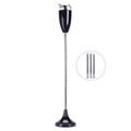 CO-Z (Black) - Adjustable Outdoor Floor Standing Ashtray, Contemporary Windproof Closable Floor Stand Ashtray with Lid, Tall Outside Patio Ashtrays for Cigarettes, 50cm, 70cm, 90cm (Black)