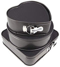 Feelings - Set of Three Springform Pans Cake Bake Mould Mold Bakeware with Removable Bottom Round Heart Square Shape Versatile Sturdy