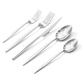 KINGSTONE Silverware Set, 20-Piece Flatware Set Cutlery Set Premium 18/10 Stainless Steel, Tableware Include Forks Knives Spoons for Home Kitchen Restaurant Wedding, Dishwasher Safe
