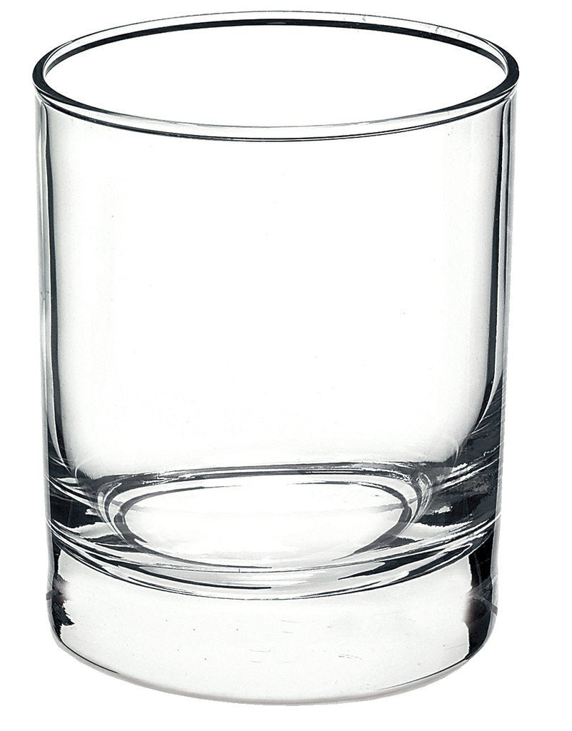BORMIOLI ROCCO: CORTINA WATER GLASS WITH FILL MARK (MID) 25cl - 3pc set
