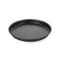 **Pizza Tray 30 cm – Blue Steel Non-Stick Round Baking Pan for Pizza, Cake & More – Microwave Safe, Durable Bakeware – Black Non-Stick Pizza Mould**