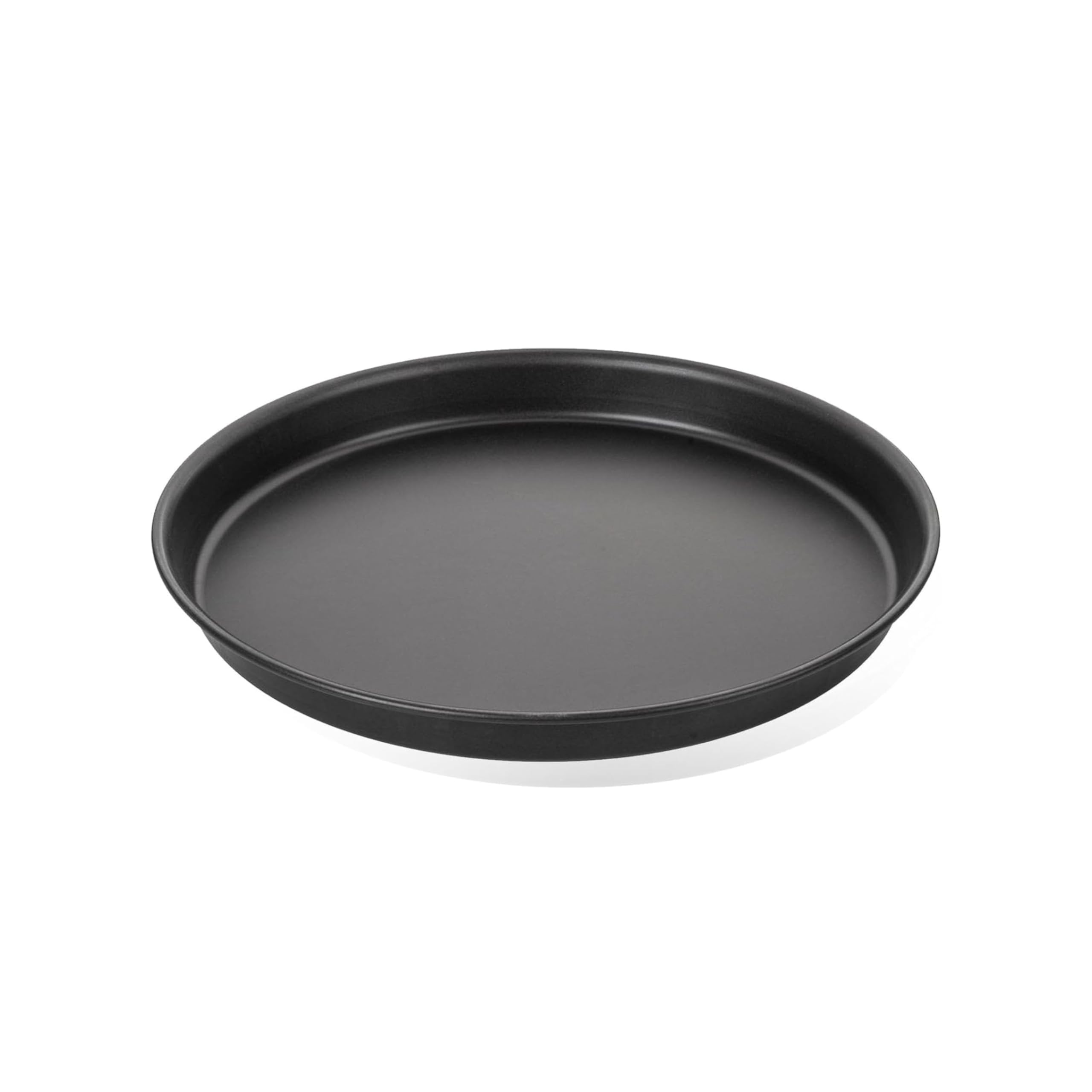 **Pizza Tray 30 cm – Blue Steel Non-Stick Round Baking Pan for Pizza, Cake & More – Microwave Safe, Durable Bakeware – Black Non-Stick Pizza Mould**