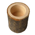 New Pillar Design Wooden Candle Holder Multi-use Tealight Candlestick Flower Pot for Home Garden Decoration