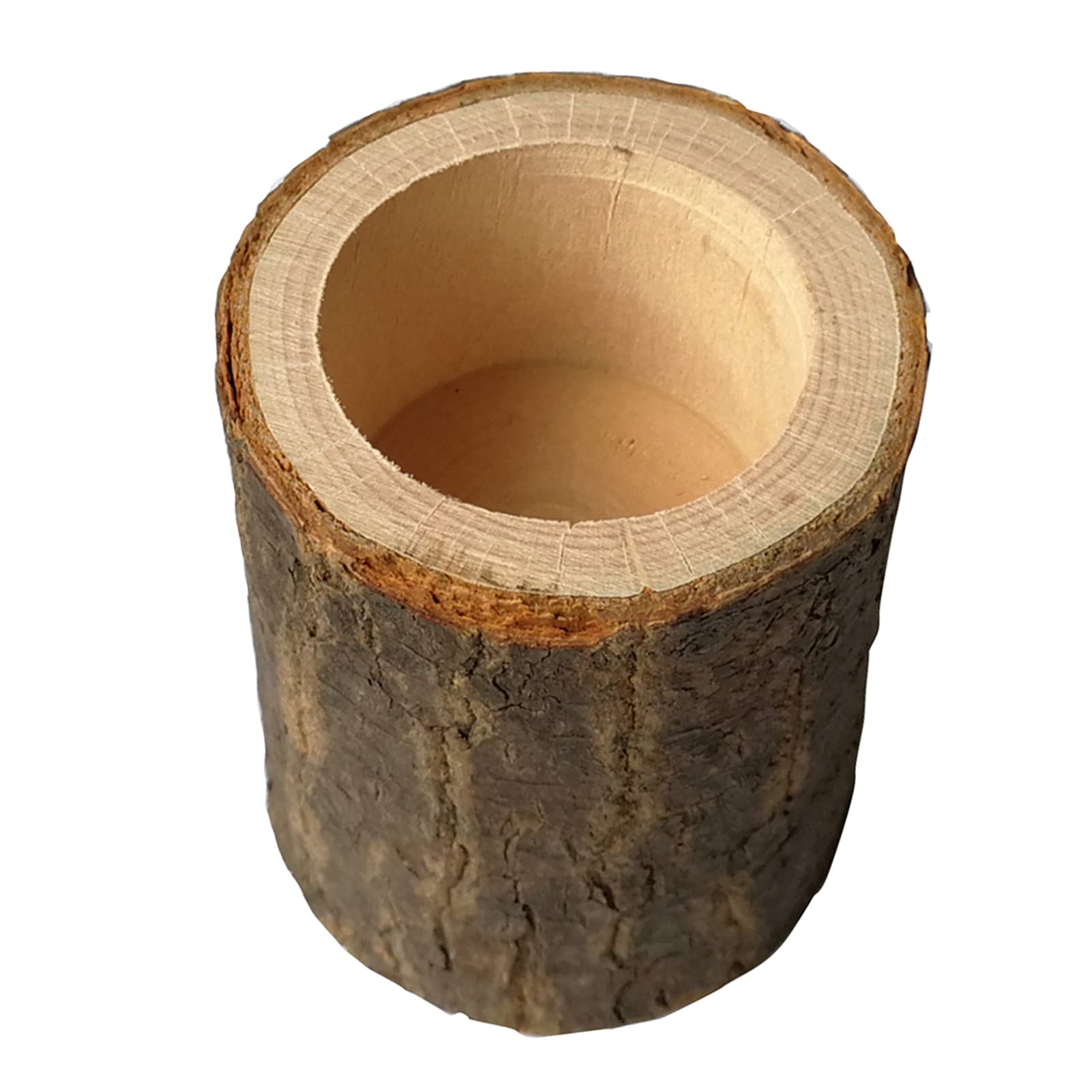 New Pillar Design Wooden Candle Holder Multi-use Tealight Candlestick Flower Pot for Home Garden Decoration