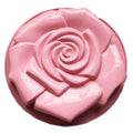 8.6" Large Rose Flower Round Shaped Silicone Pan DIY Moulds - Non Stick Cake Tin Silicone Bakeware Mold Tray for Anniversary Cake, Large Jelly, Loaf, Cheesecake, Bread #6
