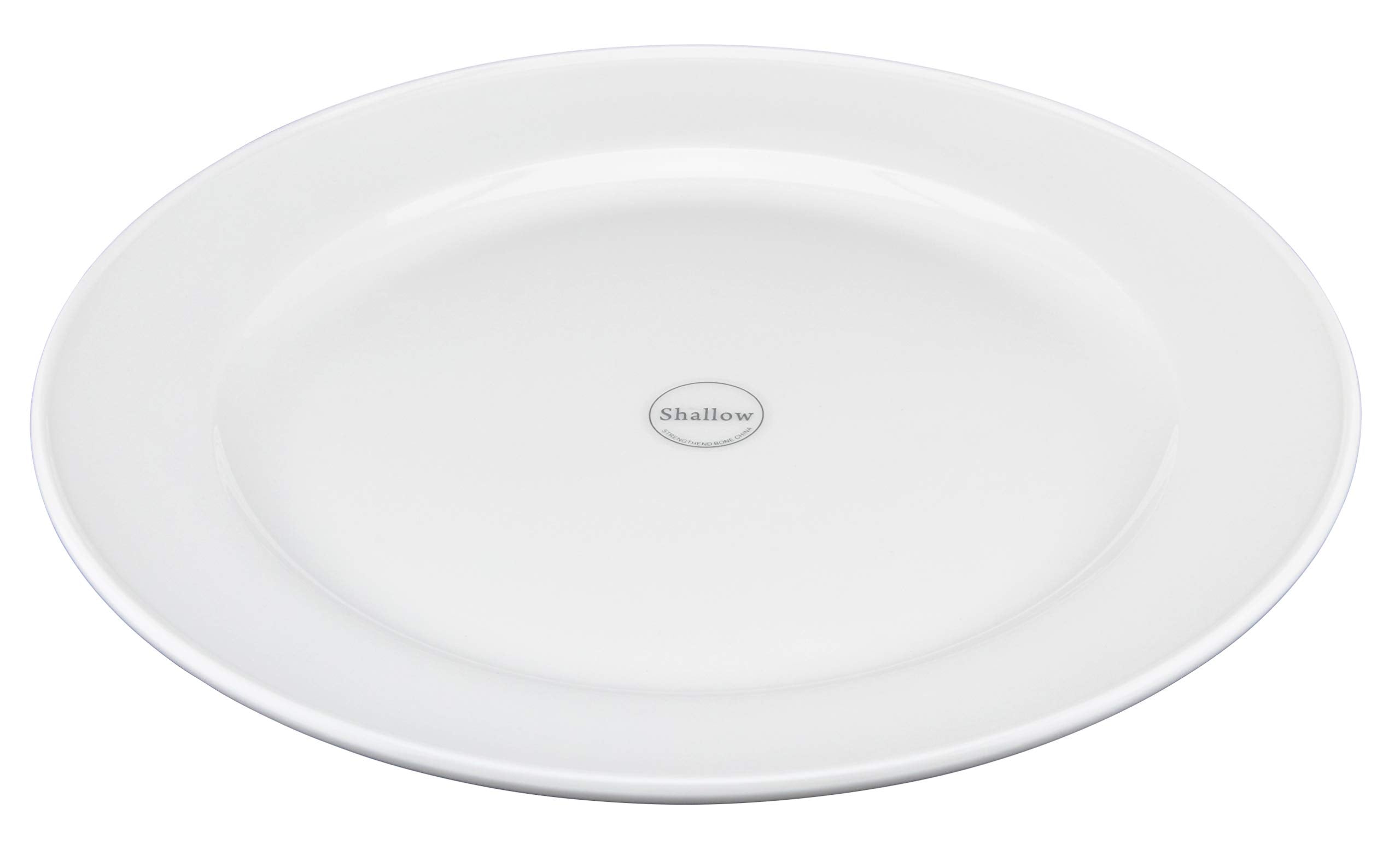Shallow Bone China Hospitality Plate, White, 16Cm, | Round Dinner Plate, Light Weight, Dishwasher & Microwave Safe (Jx130-A001-05)