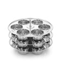 Expresso Stainless Steel Multi Purpose for Cup Idly, Bakeware Set for Muffin, Pudding, Yogurt, Cupcake, Mini Flan, Custard Cup, Compatible with Outer lid Pressure Cooker 10 & 12 Liters