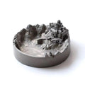 Castle Ashtray Creative Cement Gray Micro Castle tural Design Novel Ash Container for Home and Office Det Gift Idea