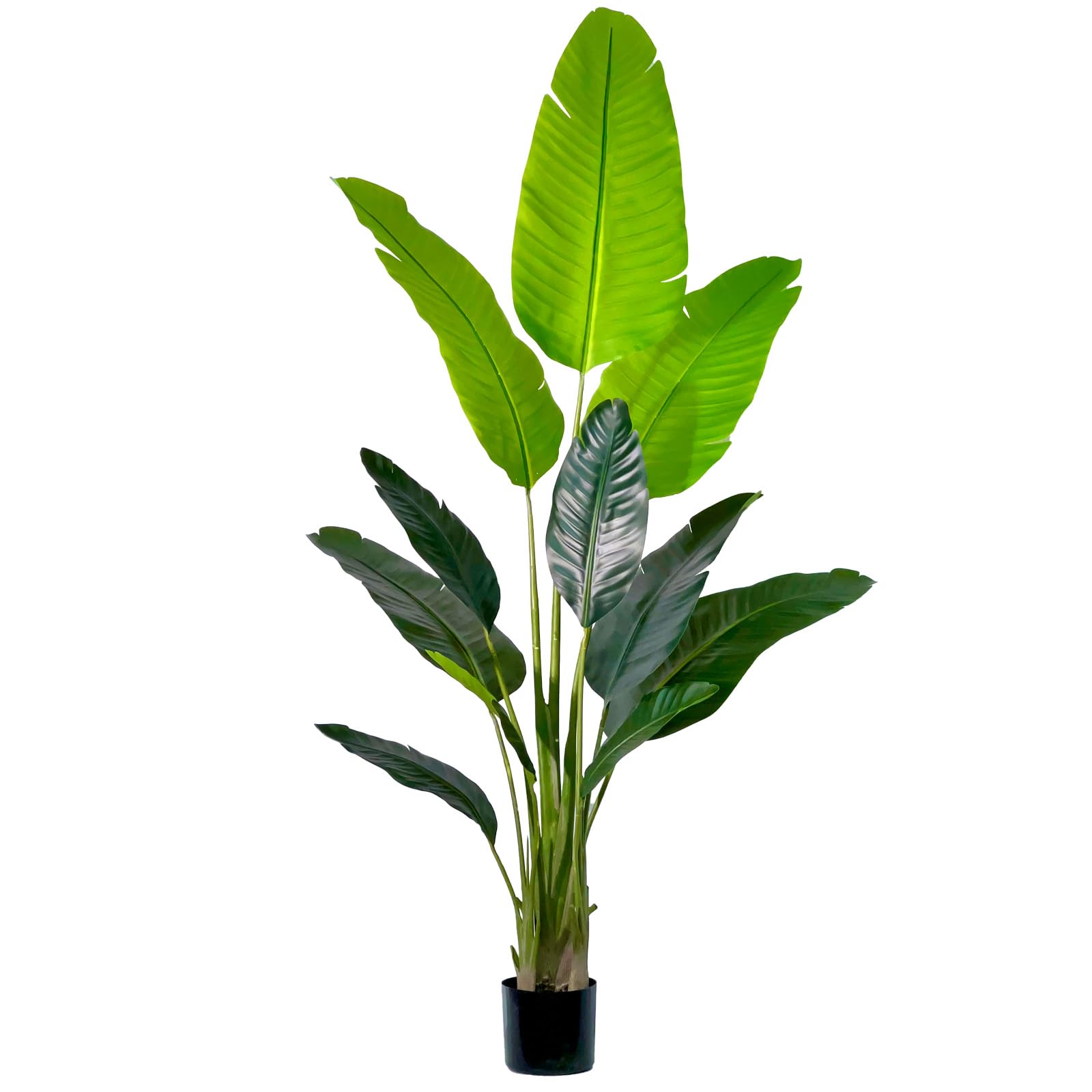 6ft Artificial Banana Plant Fake Bird of Paradise Plant for Indoors and Outdoors,Faux Palm Tree for Office and Home Decor, Housewarming Gift