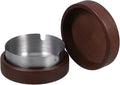 Ash Tray With Lid, Wooden Ashtray, With Stainless Steel Inner Box, Portable Decorative Ashtray Windproof Ashtray For Home