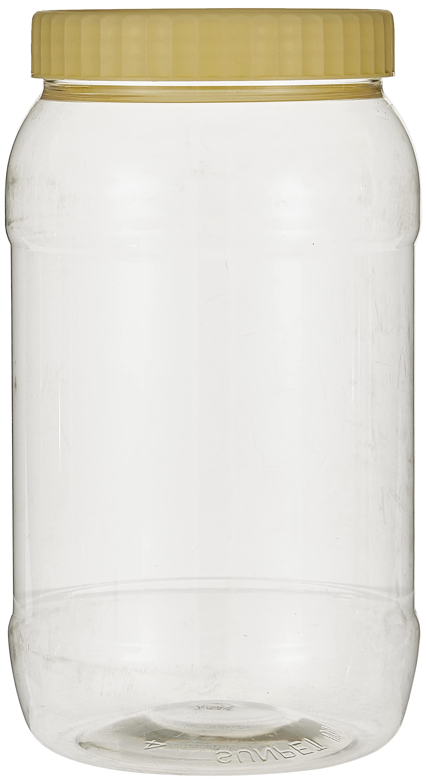 Sunpet Alsaqer Round SpiceJar/Pet Jar/Plastic Round Food Storage Jar 2000 ml Capacity