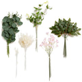 Artificial Romantic Pink Greenery Box Set, 46pcs with 6 Kinds of Filler for Wedding Bouquet and Table Arrangement Centerpieces Wreath Home Decoration…